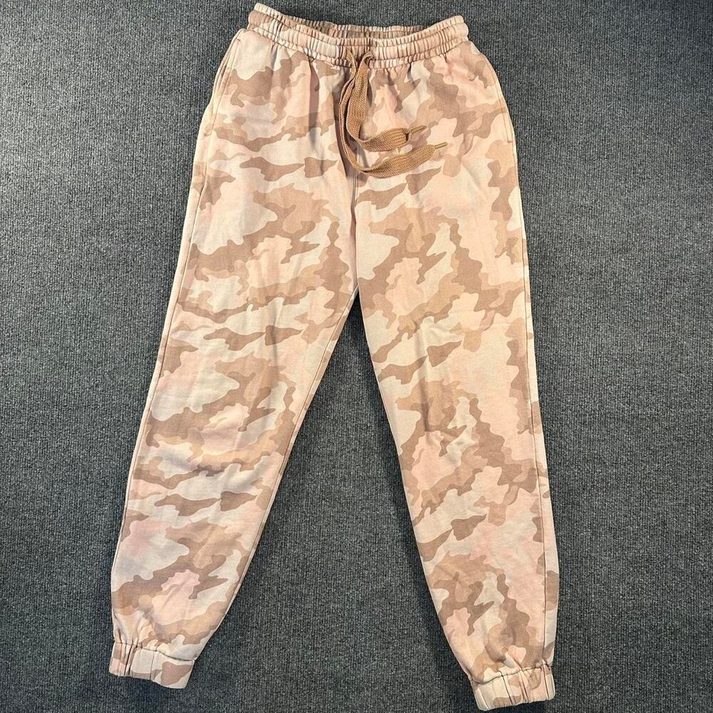 The Upside Women’s Rosie Major Track Joggers Muted Tone Camo Sweatpants XS